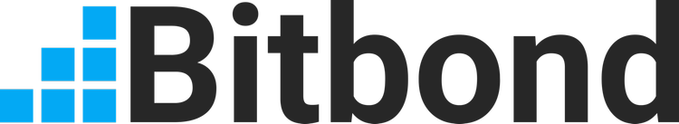 Bitbond logo with blue squares in a triangle.