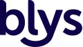 Blys dark blue logo in white background